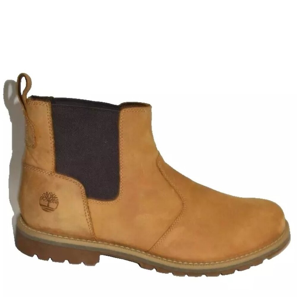 New! Timberland Men's Redwood Falls Chelsea Boot Wheat Size 13 DD409 A2AG6 A7546